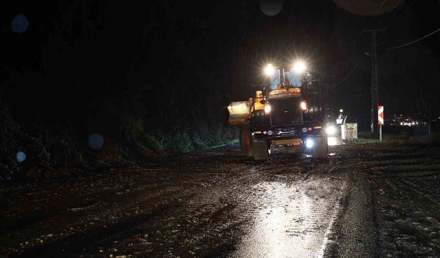 Ordu'da sağanak sonrası heyelanlar meydana geldi