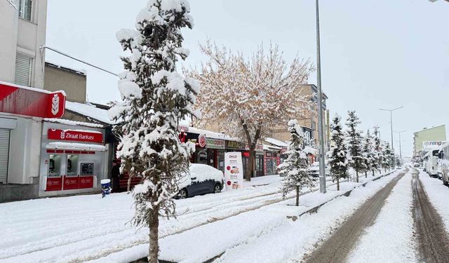 Patnos'ta kar sürprizi: İlçe merkezine 40 cm kar yağdı