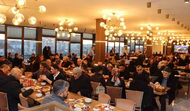 Sungurlu'da gazi ve şehit aileleri iftar sofrasında buluştu