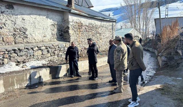 Susuz Kaymakamı Tutal'dan sel ve taşkın riskine karşı yerinde inceleme