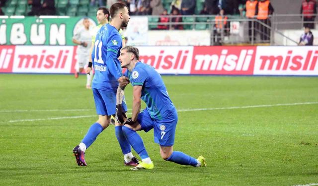 Trendyol Süper Lig: Çaykur Rizespor: 2 - Kocaelispor: 0 (Maç sonucu)