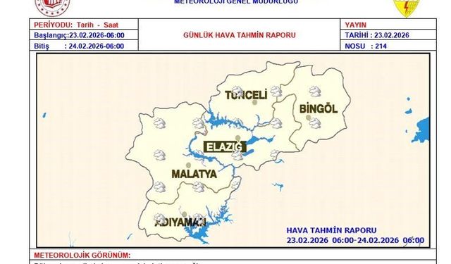 Tunceli için çığ uyarısı