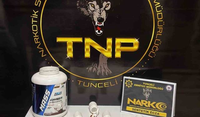 Tunceli'de uyuşturucu operasyonu: 430 adet sentetik ecza ele geçirildi