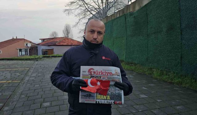 Türkiye Gazetesi dağıtıcısından duygulandıran hareket
