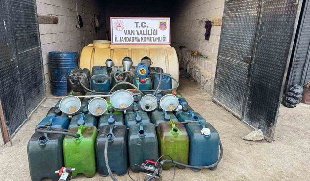 Van'da kaçak akaryakıt ele geçirildi