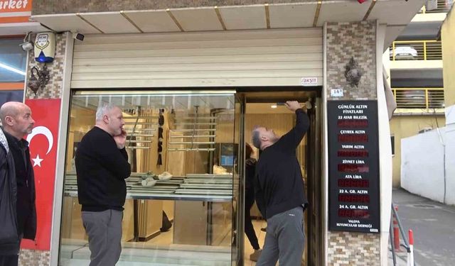 Yalova'da film gibi kuyumcu soygunu