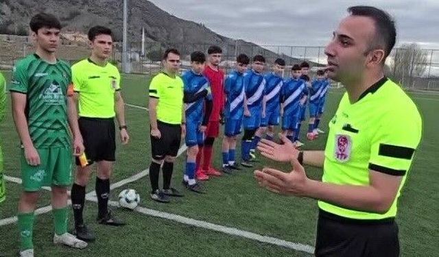 Amasya'da sahada sağlık görevlisi olmayınca hakem maçı oynatmadı