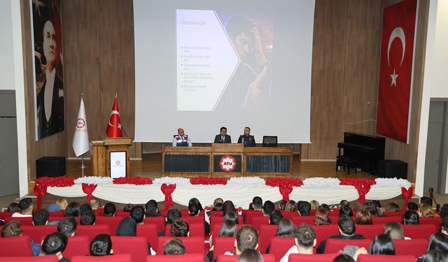 ATÜ'de öğrenciler İBAN dolandırıcılığına karşı bilgilendirildi
