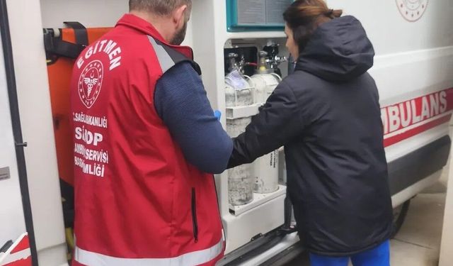 Ayancık'ta sağlık çalışanlarına teknik eğitim desteği