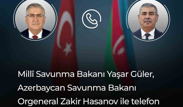Bakan Güler, Azerbaycanlı mevkidaşı ile telefonda görüştü