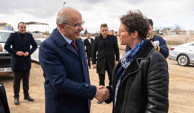 Başkan Er, Fransız heyetle Malatya'da kurulacak ayrıştırma tesisi alanını inceledi