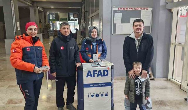 Bayburt'ta Deprem Haftası etkinlikleri tamamlandı