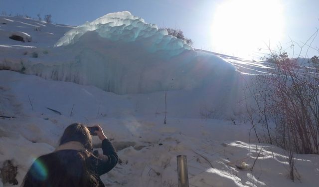 Bayburt'ta dondurucu soğuklar etkisini sürdürüyor
