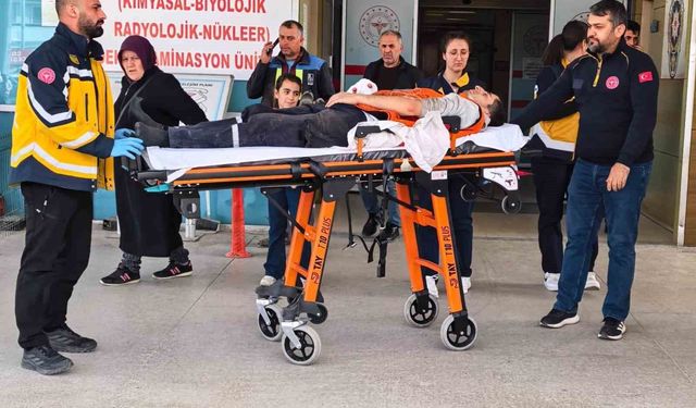 Bıçkı makinesi elini parçaladı