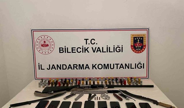 Bilecik'te silah kaçakçılığı operasyonu: 11 kişi gözaltına alındı