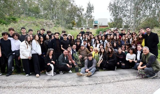 Bodrum'da bin 500 fidan toprakla buluştu