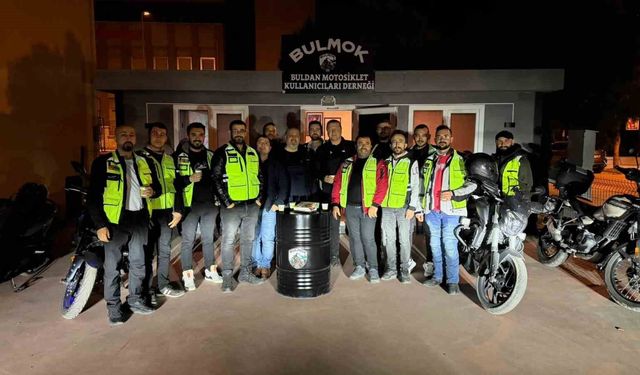 Buldanlı motosiklet sürücülerine 'güvenli sürüş' eğitimi