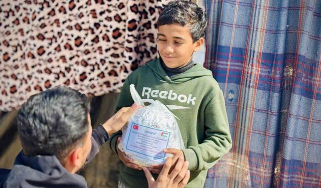 Çorumlu şoförlerden Gazze'ye anlamlı destek