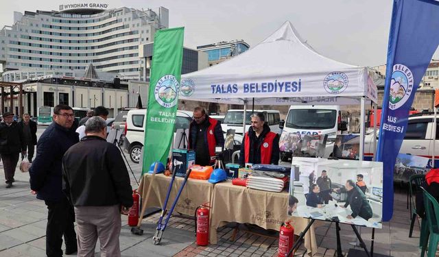Depreme karşı bilinç Talas'tan meydana taşındı