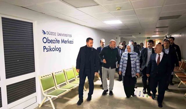 Düzce Üniversite hastanesindeki güçlendirme sürecini incelediler