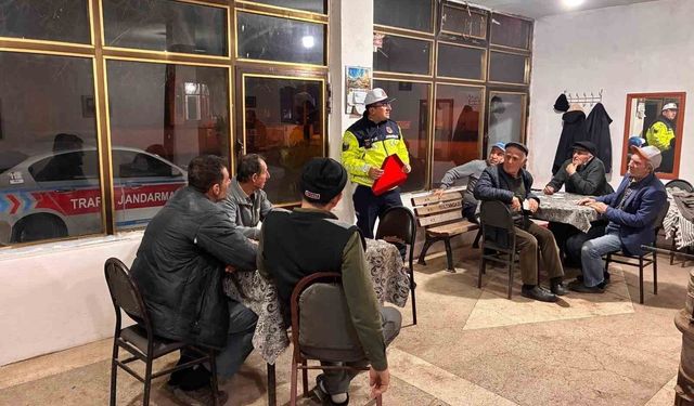 Edirne jandarmasından vatandaşlara trafik güvenliği eğitimi