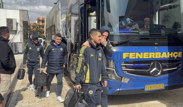 Fenerbahçe, maç günü Gaziantep'e geldi