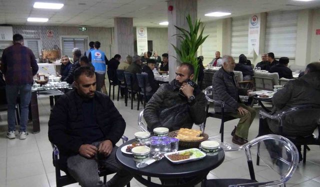 Gercüş'te anlamlı iftar buluşması