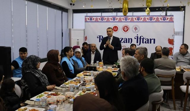 Hatay'da Şehit yakınları ve gaziler müftülüğün iftar sofrasında buluştu
