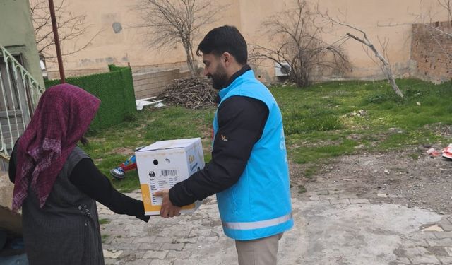 Kahta KYK Öğrencilerinden Ramazan'da gönüllere dokunan yardım