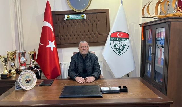 Kars 36 Spor Başkanı Osman Yaşar Uluman görevi bıraktı
