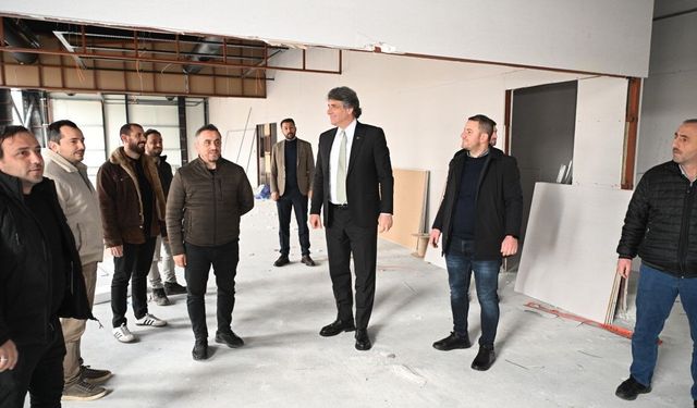 Kartepe'de 3 bin 500 metrekarelik spor kompleksinin inşası sürüyor