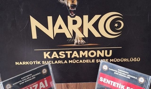 Kastamonu'da uyuşturucu operasyonu