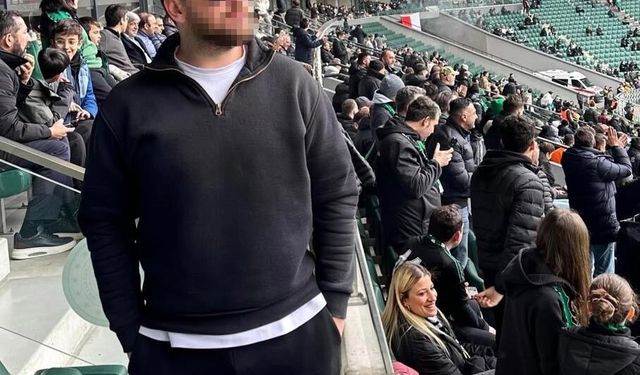 Kocaelispor tribünündeki kaçak Beşiktaşlı için suç duyurusu