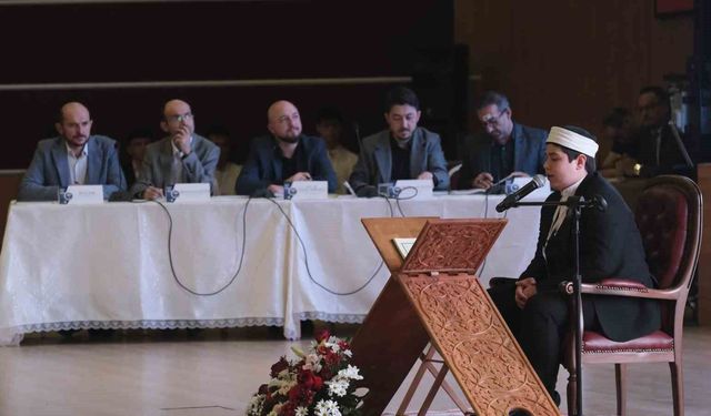 Kur'an-ı Kerim'i Güzel Okuma Yarışması Bölge Finali Karaman'da yapıldı