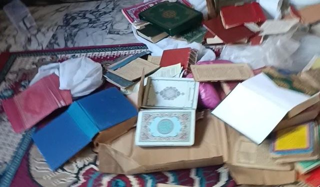 Kur'an kursunu yerle bir edip Kur'an-ı Kerim'lere zarar verdiler