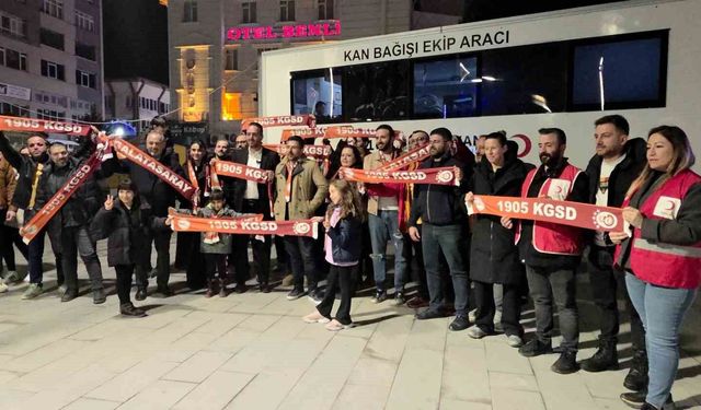 Kütahya'da Galatasaraylılardan kan bağışı seferberliği