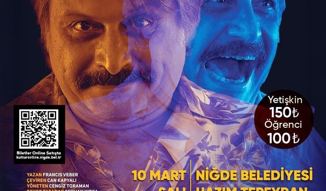 'Münasebetsiz' oyunu Niğdeli tiyatroseverlerle buluşacak