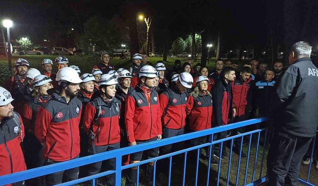 Nazilli'de habersiz afet tatbikatı