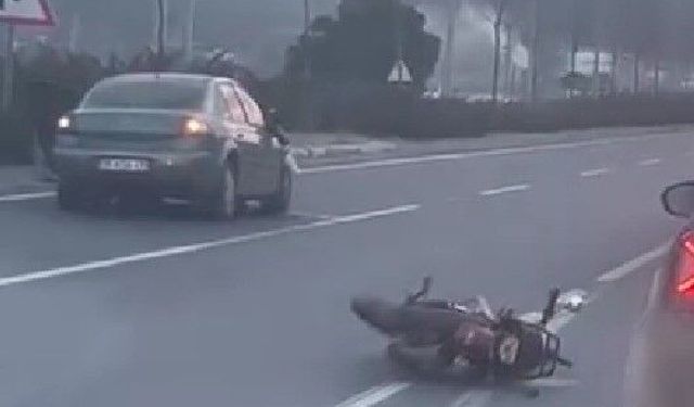 Otomobil ile çarpışan motosikletin sürücüsü hayatını kaybetti