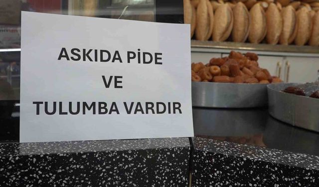 Rize'de askıda ekmek, pidenin ardından askıda tulumba kampanyası başladı