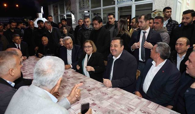 Şahin, Karkamış'ta vatandaşlarla iftarda buluştu