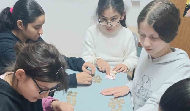 Samsun'da özel öğrencilerden Gazze'ye umut köprüsü