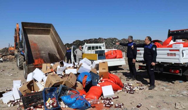 Şanlıurfa'da 5 ton bozuk gıda ele geçirildi