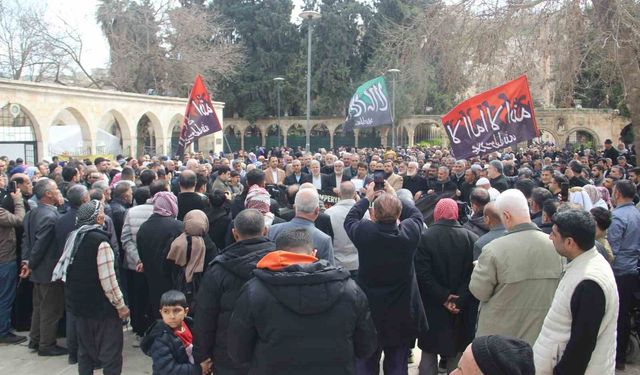 Şanlıurfa'da İran'a yönelik saldırıya tepki
