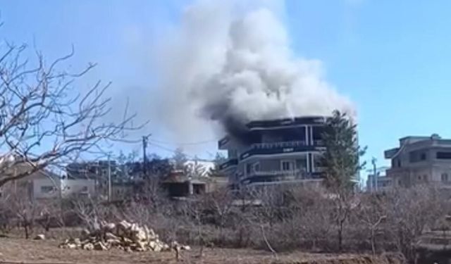 Siirt'te ev yangını