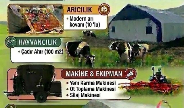 Sinoplu çiftçiye yüzde 70 hibe desteği