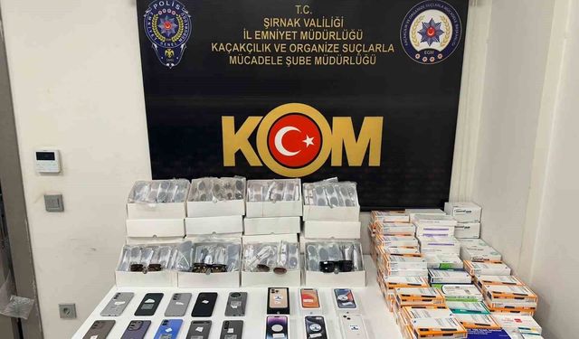 Şırnak'ta narkotik, kaçakçılık ve asayiş operasyonu: 1 tutuklama