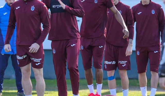 Trabzonspor, Çaykur Rizespor maçı hazırlıklarına başladı