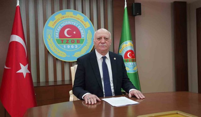 TZOB Genel Başkanı Bayraktar: 'Tüm çiftçilerimizin 23 Mart Dünya Meteoroloji Günü'nü kutluyorum'