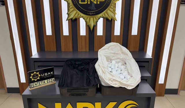 Uşak'ta uyuşturucu operasyonu: 3 tutuklama